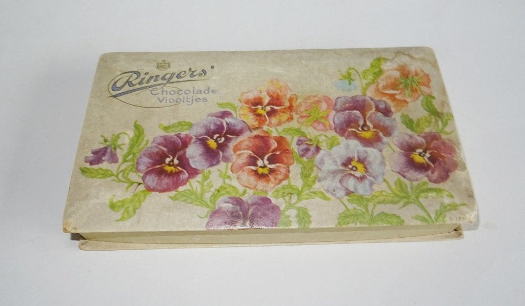 Ringers chocolade viooltjes, Ophalen of Verzenden, Gebruikt, Verpakking