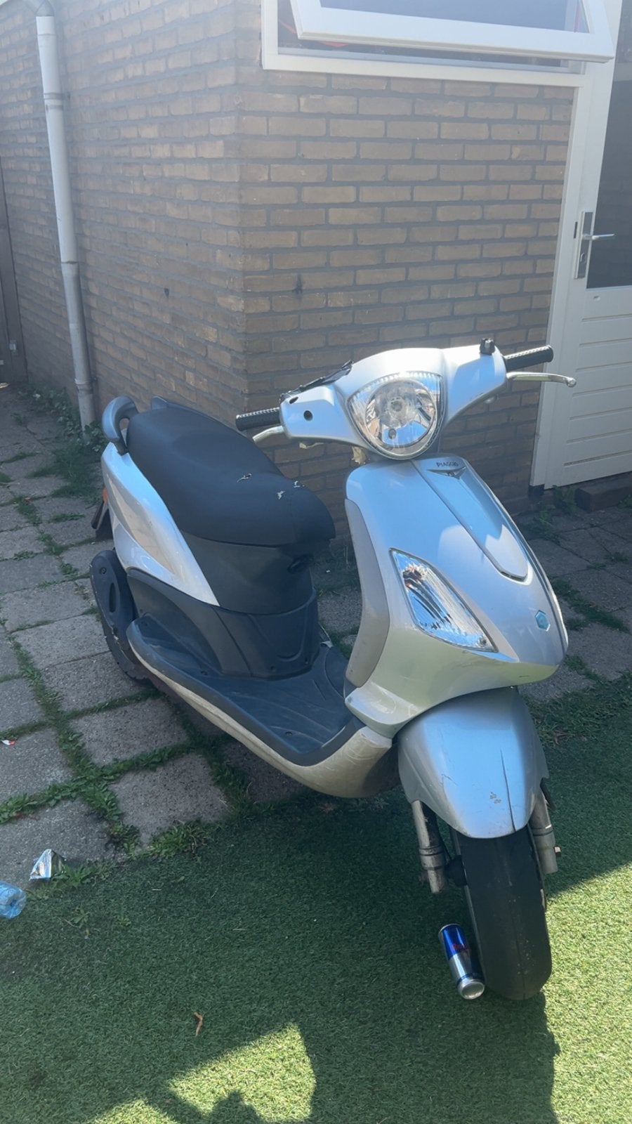 Piaggio Fly 2-takt 50cc onderdelen - schade en km teller def, Fietsen en Brommers, Brommeronderdelen | Scooters, Ophalen, Gebruikt