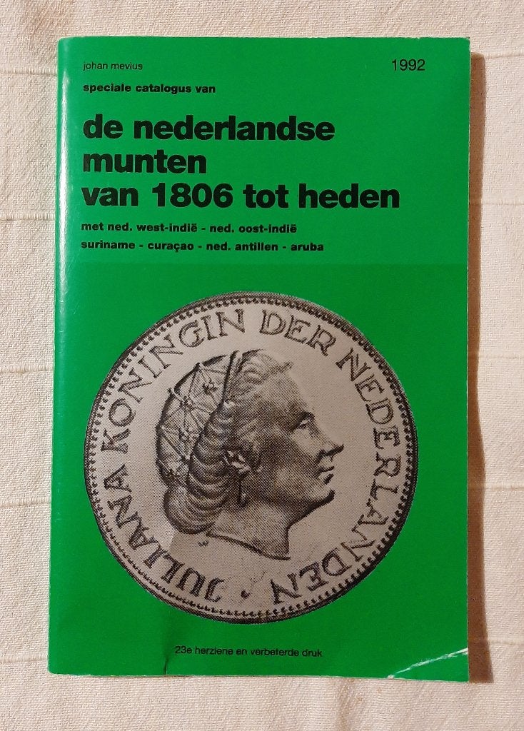 Catalogus De Nederlandse munten van 1806 tot heden 1992, Postzegels en Munten, Ophalen, Boek of Naslagwerk