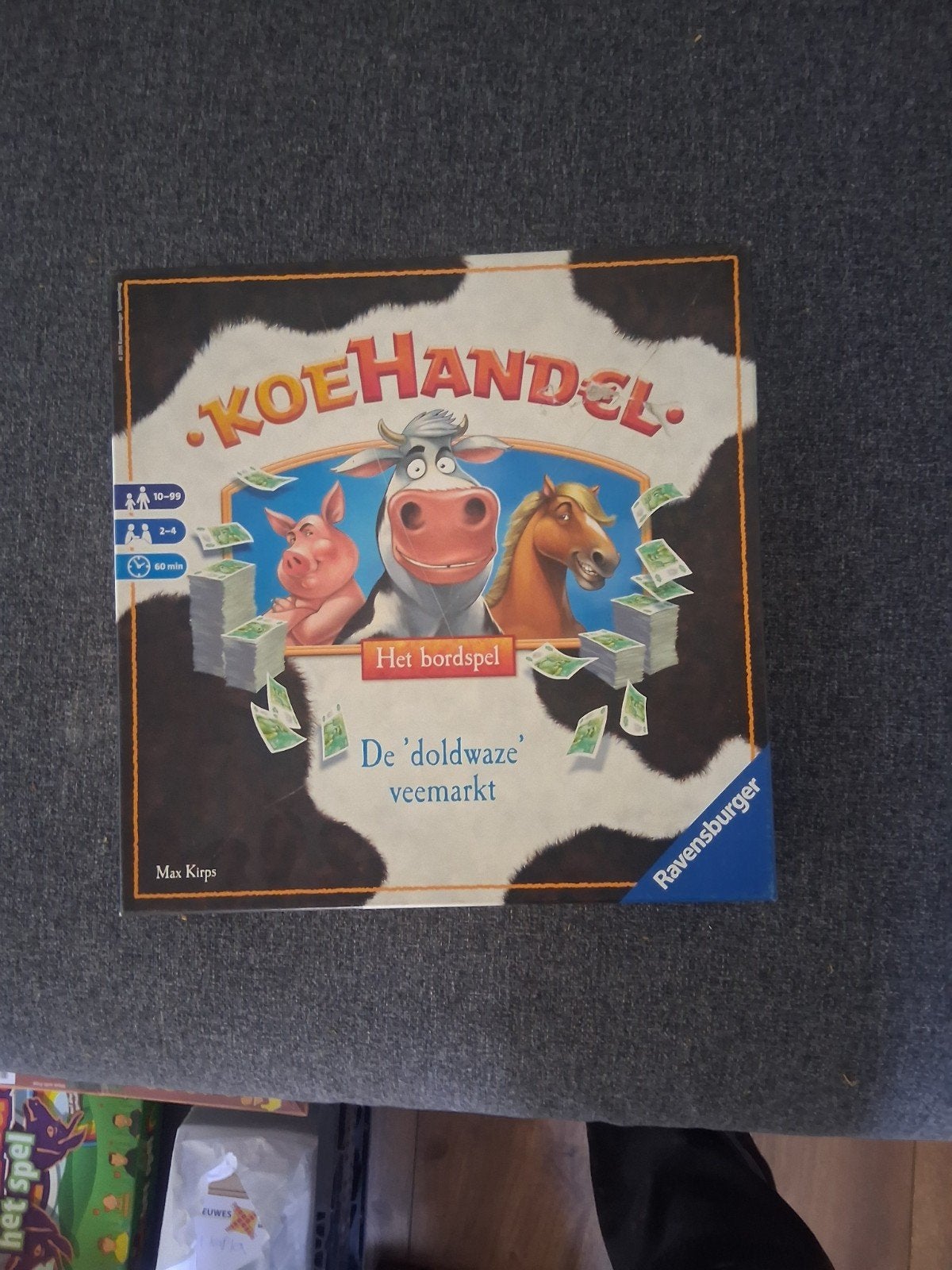 Koehandel - Het doldwaze veemarkt bordspel, Een of twee spelers, Ophalen of Verzenden, Gebruikt, Ravensburger