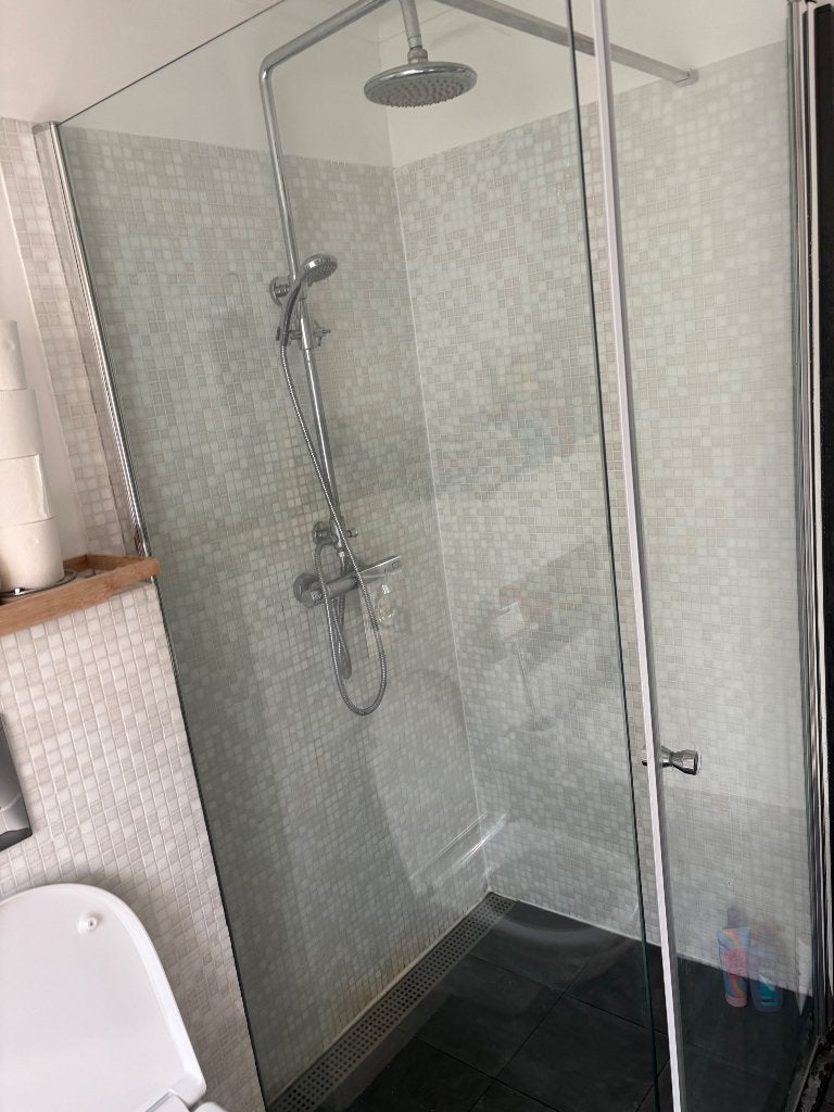 Sanitair - douche wand, Ophalen, Gebruikt, Glas, Douche