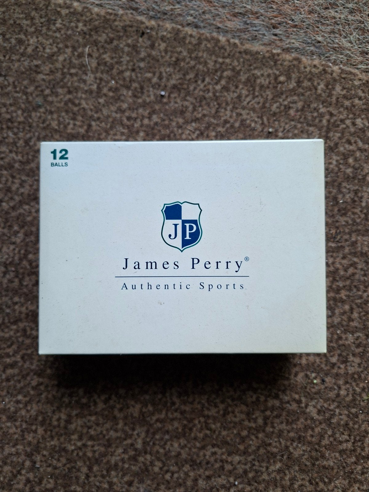 12 nieuwe James Perry golfballen., Sport en Fitness, Golf, Ophalen, Nieuw, Bal(len)