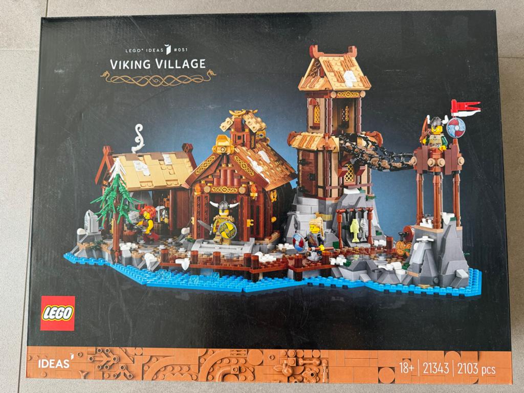 LEGO IDEAS Vikingdorp (21343) - Nieuw in doos, zeldzaam!, Lego, Nieuw, Ophalen of Verzenden, Ideas