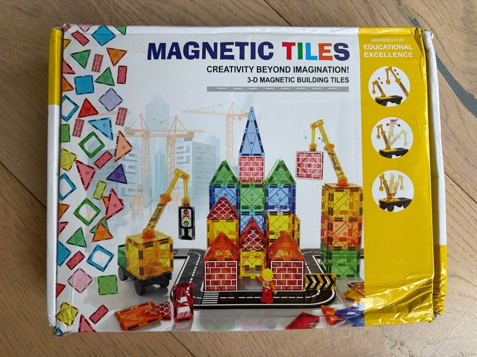 NIEUW tip Magnetic Tiles 56-delige set: wegen & voertuigen, Ophalen of Verzenden, Nieuw, Overige merken