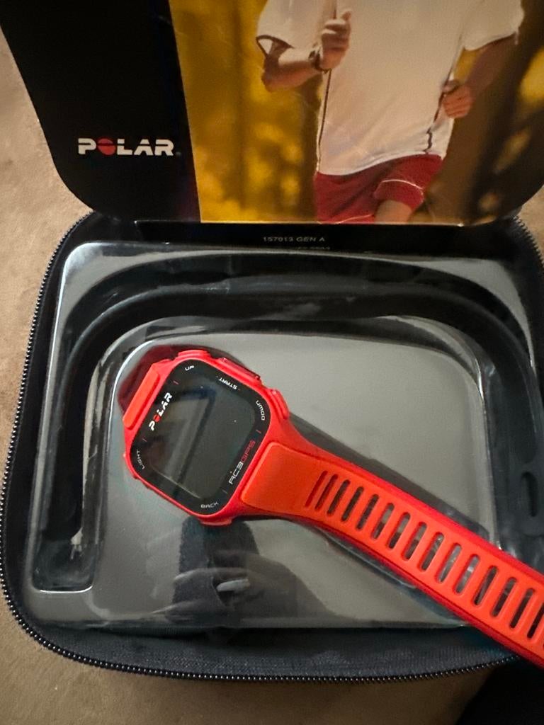 POLAR RC3 GPS horloge met borstband - Nieuwstaat, Ophalen of Verzenden, Zo goed als nieuw, Polar, Met loopsnelheid