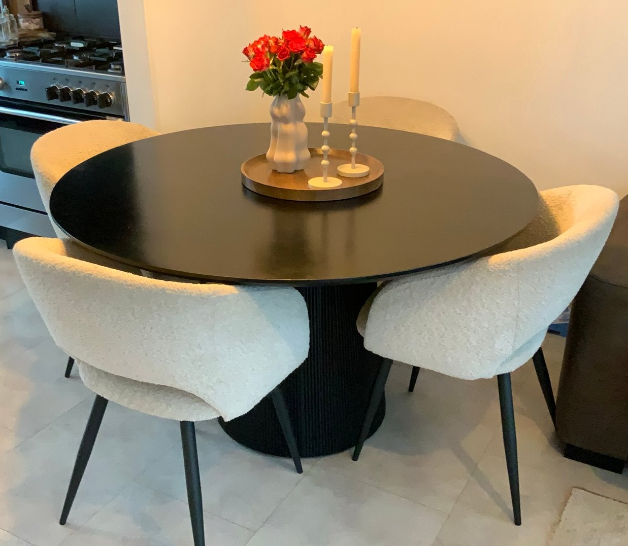 Eettafel set, Ophalen, Zo goed als nieuw, Rechthoekig, 50 tot 100 cm