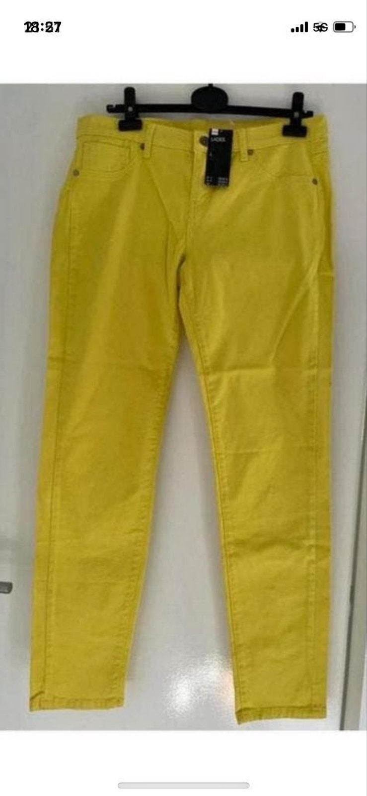 Hema Gele Dames Broek - Maat L nieuw, Geel, Nieuw, Lang, Ophalen