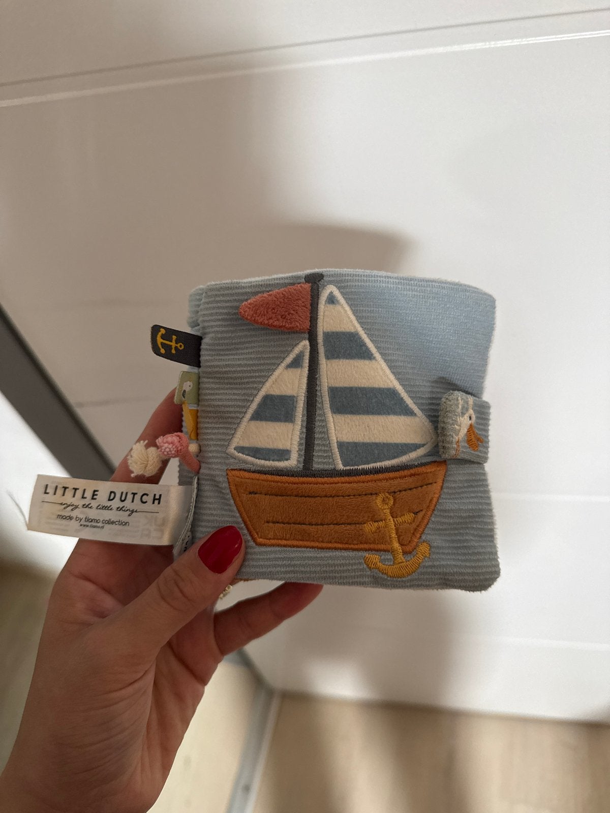 Little Dutch stoffen boekje - Zeilboot en vuurtoren, Ophalen, Zo goed als nieuw, Overige typen