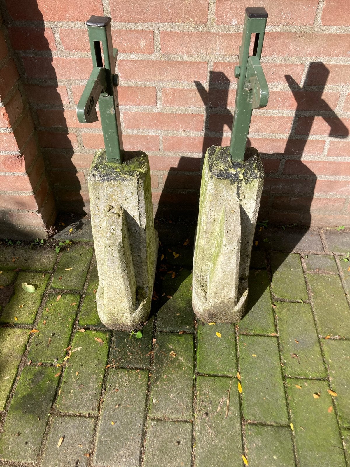 Openstandhouder voor hekwerk - Set van 2, Ophalen, Gebruikt, IJzer, Overige typen
