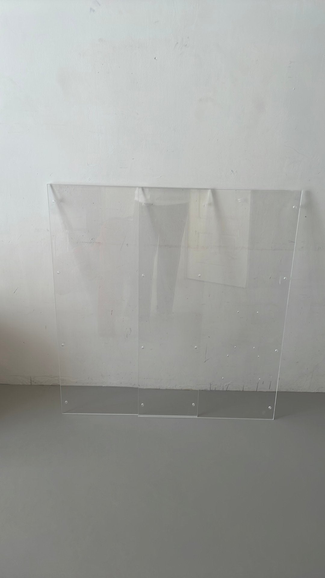 2 plexiglas platen, Doe-het-zelf en Verbouw, Glas en Ramen, Gebruikt, Overige typen, 80 tot 120 cm, Minder dan 80 cm, Ophalen