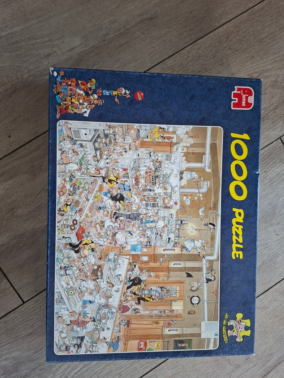 Jan van Haasteren 1000 stukjes - De Keuken, Ophalen of Verzenden, 500 t/m 1500 stukjes, Gebruikt, Legpuzzel