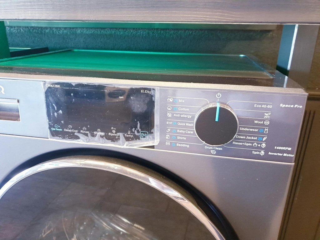 CHIQ wasmachine 8kg NIEUW B KEUZE inc garantie, Ophalen, 1200 tot 1600 toeren, Minder dan 85 cm, 8 tot 10 kg