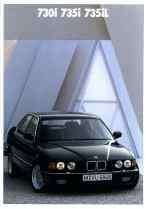 BMW 7-serie E32 brochure/auto folder '86 '87 '88 '89 '90 '91, Ophalen of Verzenden, Zo goed als nieuw, BMW