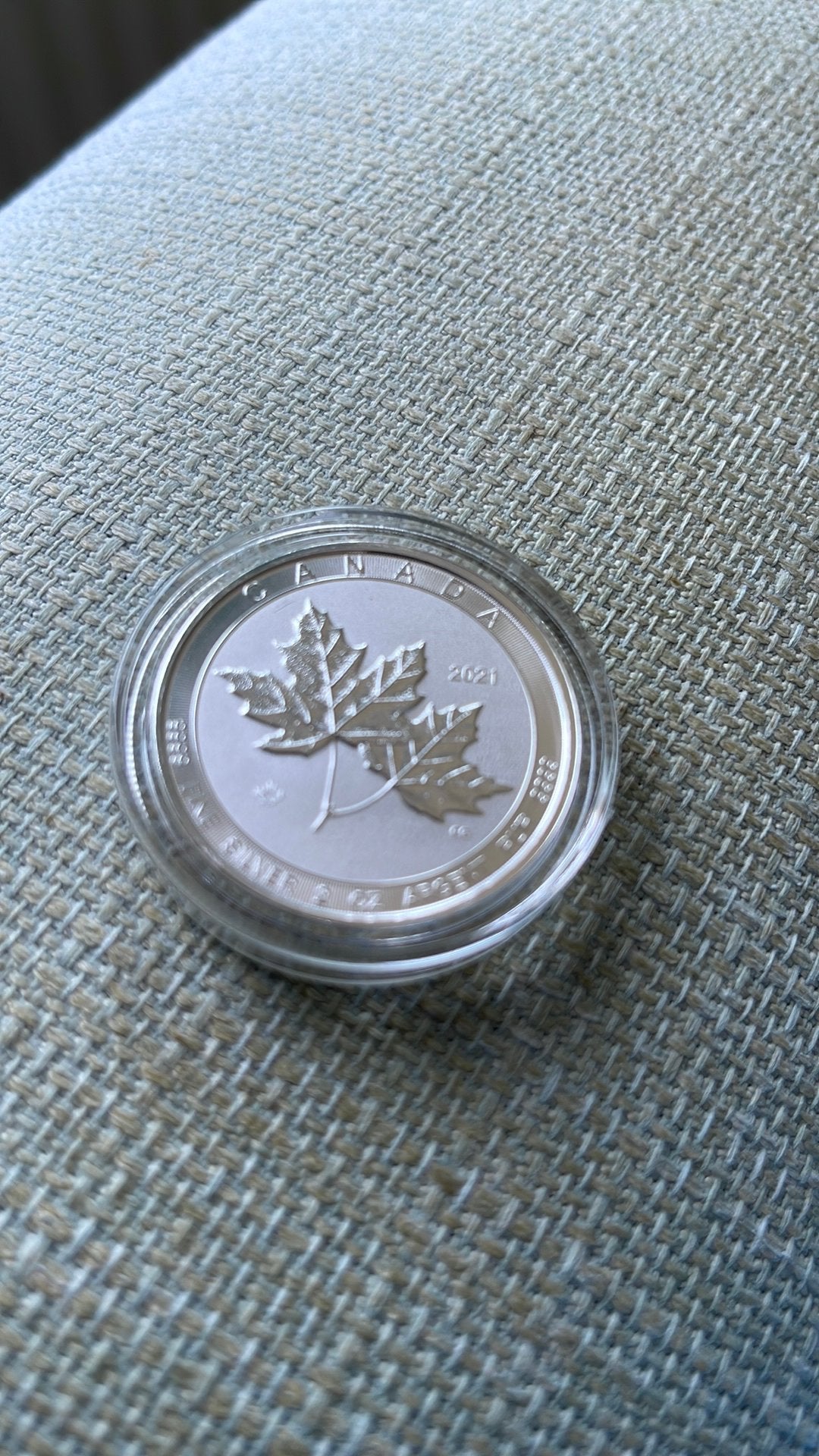 Maple Leaf  2021/. 2 OZ, Ophalen of Verzenden, Zilver