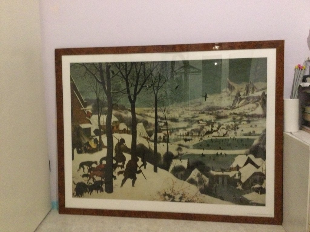Frame schilderij, Ophalen
