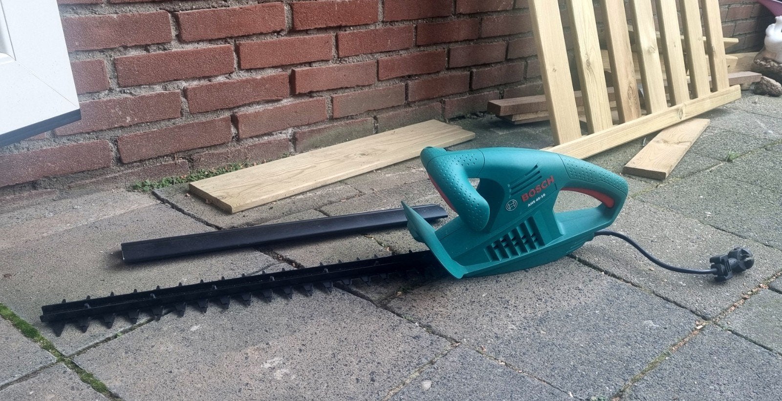 elektrische snoeischaar Bosch, Ophalen of Verzenden, Gebruikt, Elektrisch