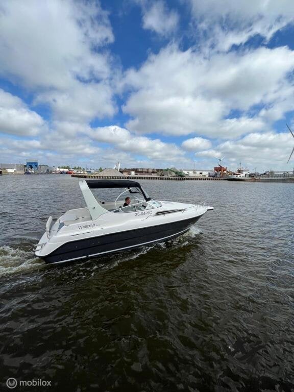 Wellcraft Excel 26 se sportcruiser Mercruiser 350 mag mpi, Watersport en Boten, Benzine, Gebruikt, Binnenboordmotor, -
