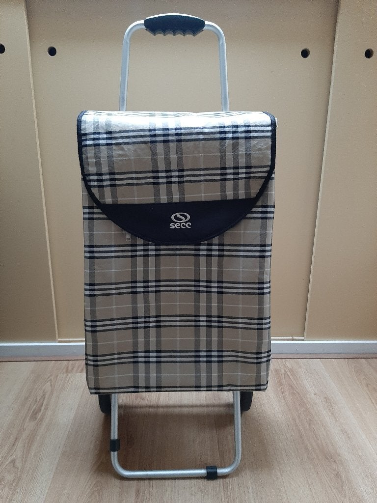 SECC boodschappentrolley/boodschappenkarretje, Sieraden, Tassen en Uiterlijk, Tassen | Reistassen en Weekendtassen, Gebruikt, 20 tot 30 cm
