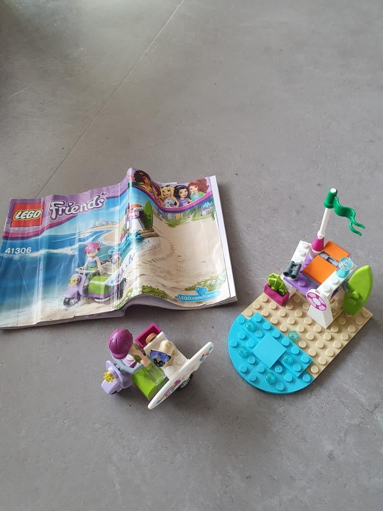 Lego Friends 41306 Mia's Strandscooter, Gebruikt, Lego, Compleet, Friends