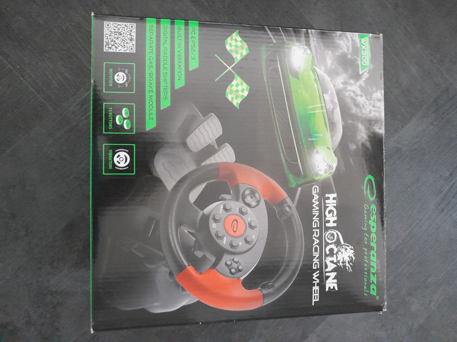 gaming racing wheel, Ophalen of Verzenden, Gebruikt, Esperanza