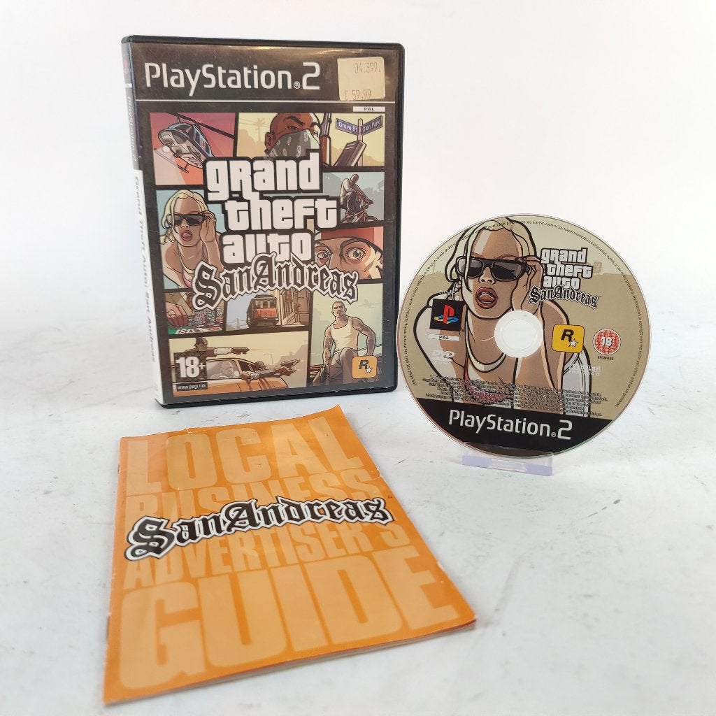 GTA San Andreas ps2 || Nu voor maar € 24.99, Avontuur en Actie, Gebruikt, Vanaf 18 jaar, Ophalen of Verzenden