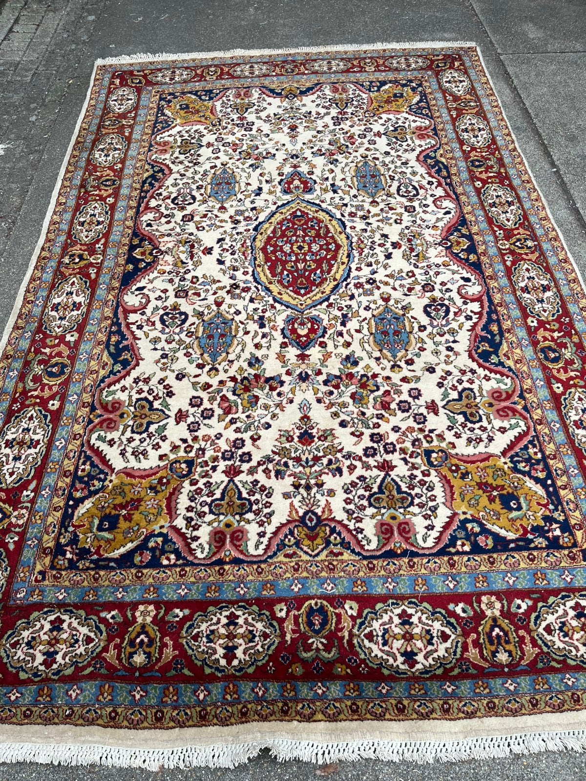 Perzissch tapijt handgemaakt 290x180,, Ophalen, Gebruikt, 150 tot 200 cm, 200 cm of meer