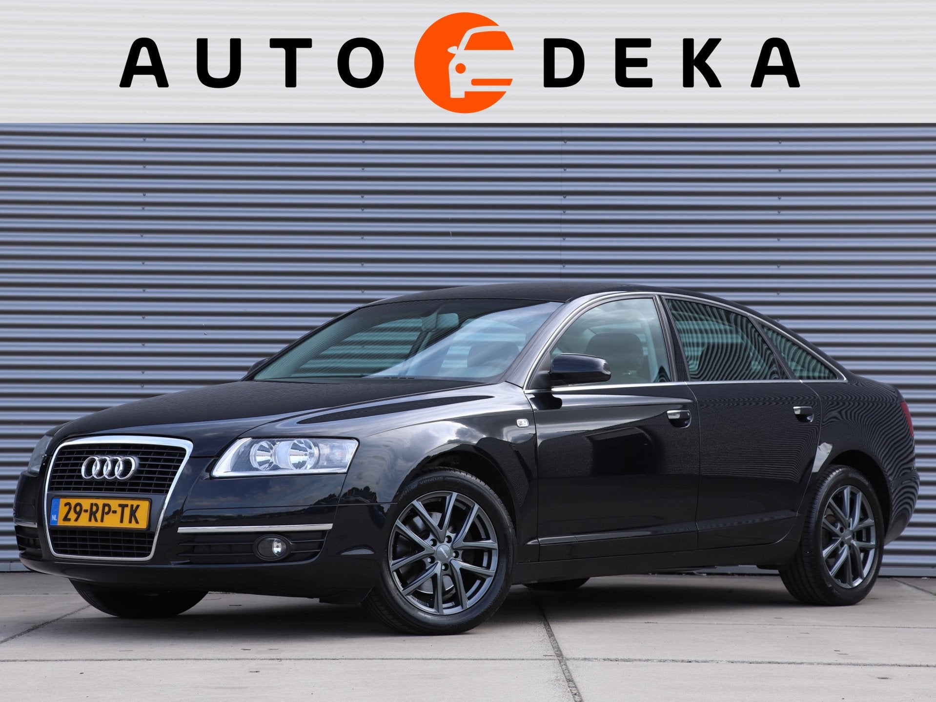 Audi A6 Limousine 2.4 Pro Line Automaat *1e Eigenaar*Dealero, Auto's, Audi, Stof, Zwart, Zwart, Bedrijf