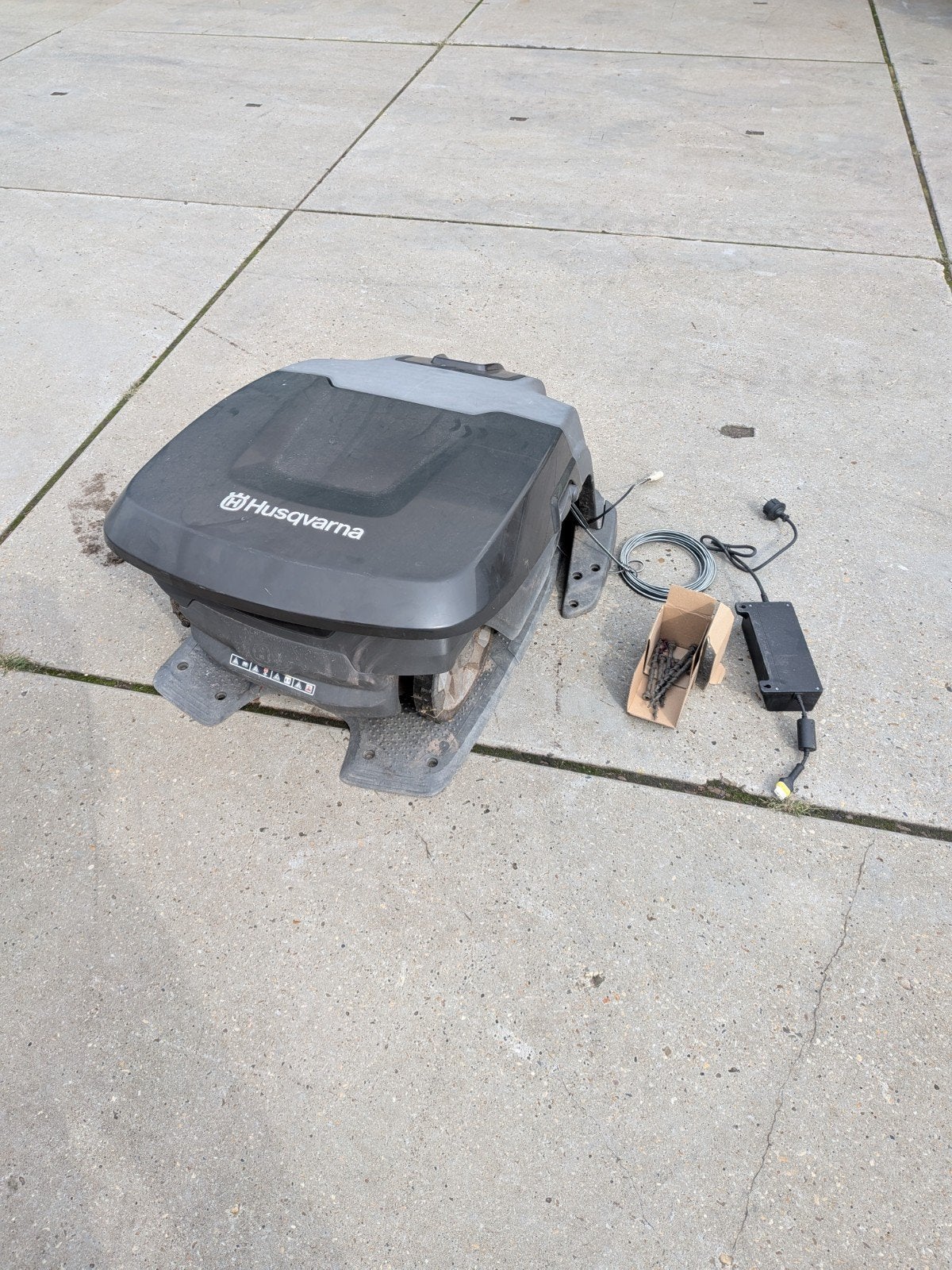 Husqvarna Automower 450X, Ophalen, Cirkelmaaier, Gebruikt, Accu-grasmaaier