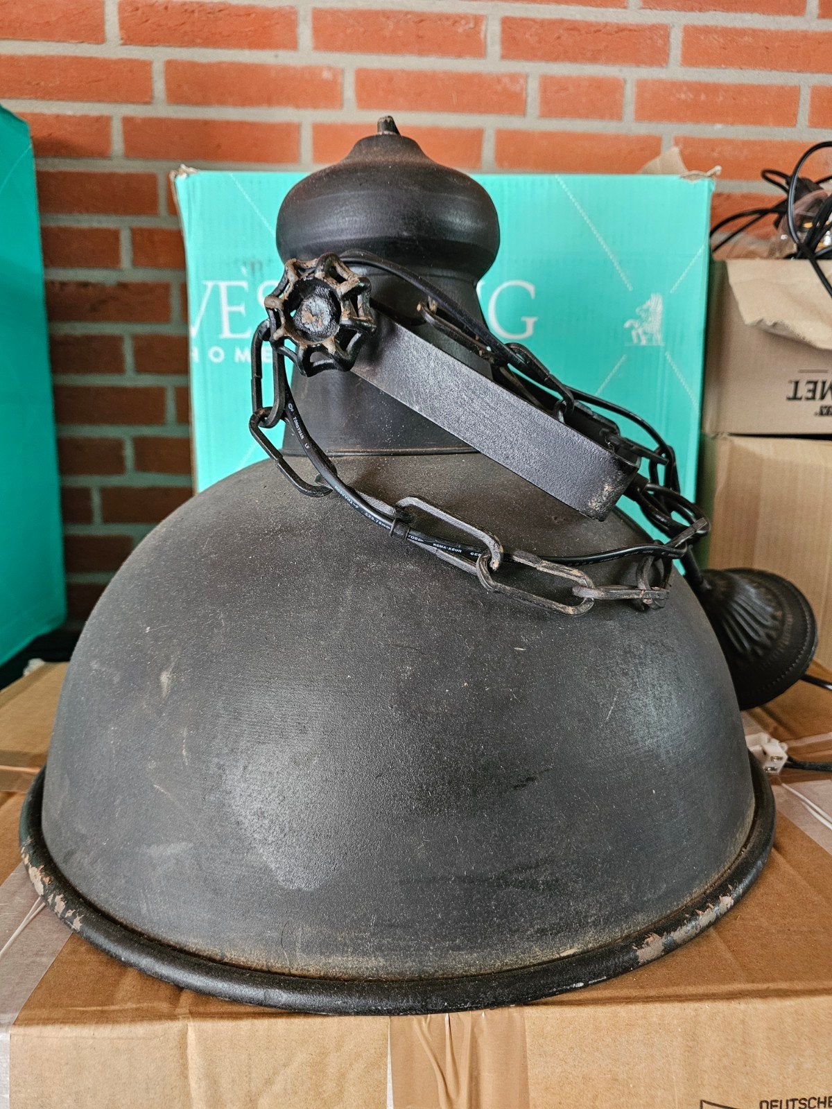 Industriële hanglamp - Vintage look, Ophalen