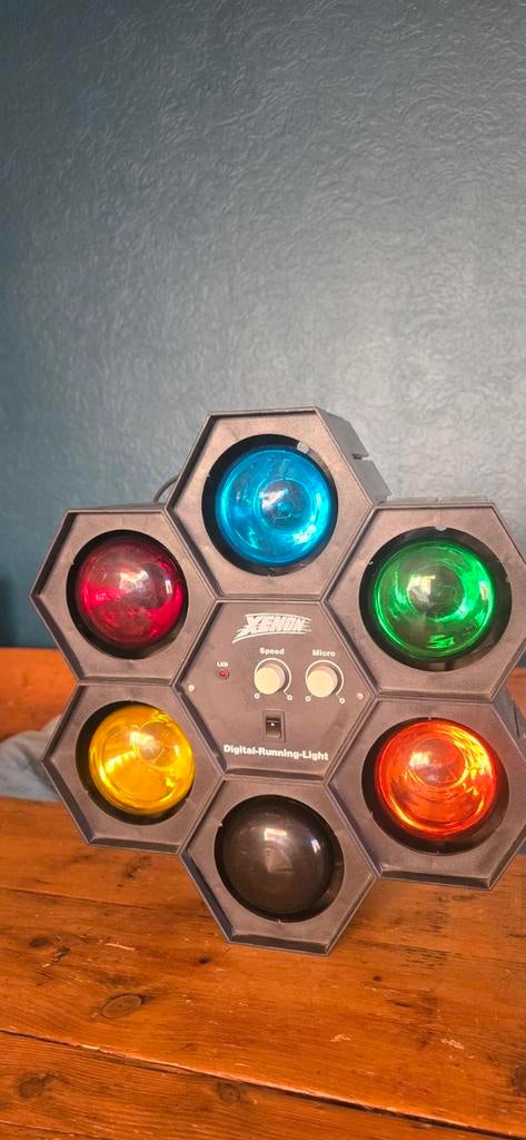 Discolamp Xenon Digital Running Light, Muziek en Instrumenten, Licht en Laser, Ophalen, Gebruikt, Licht, Kleur