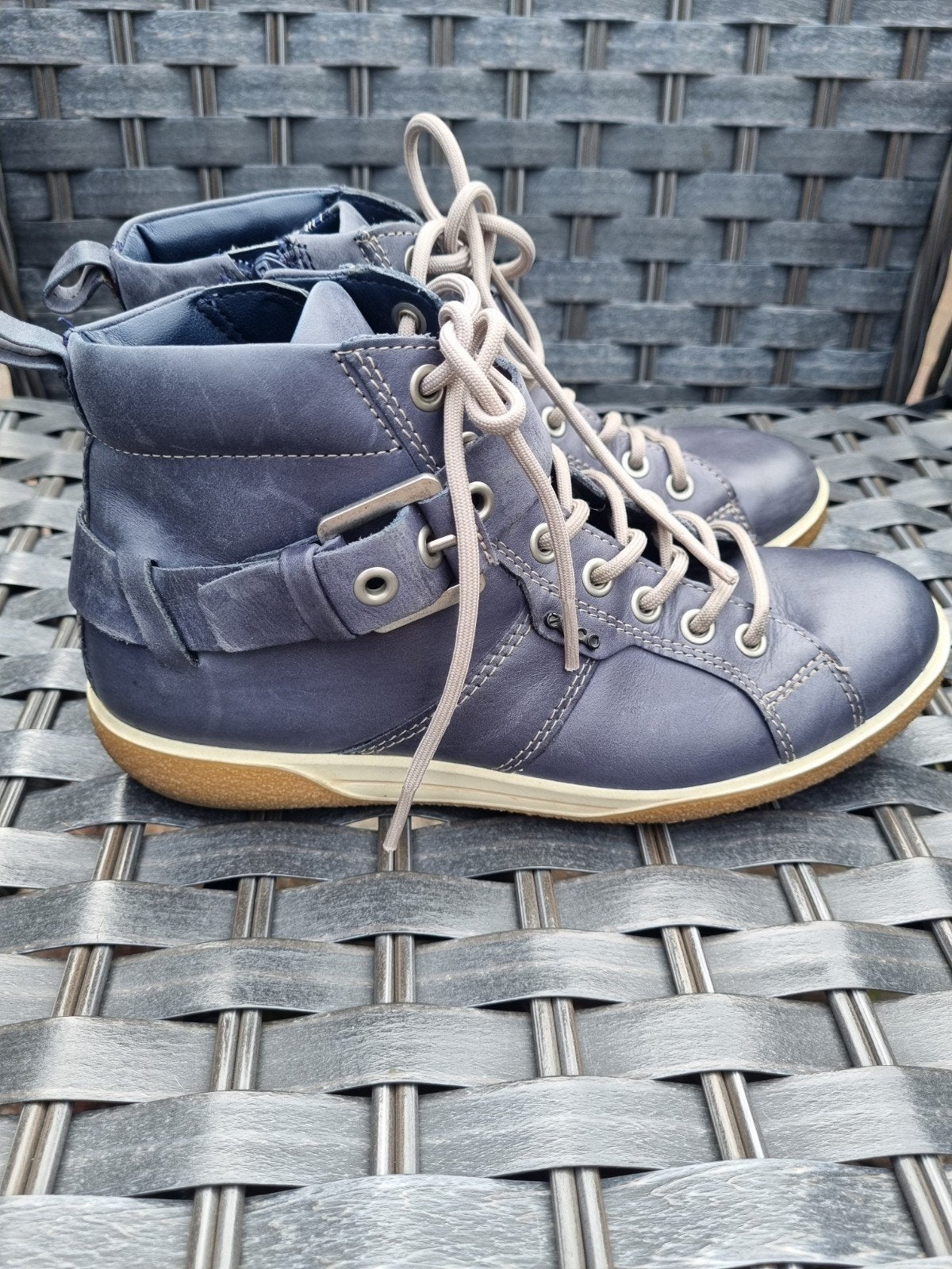 Ecco veterschoenen maat 36, Ophalen of Verzenden, Zo goed als nieuw, Blauw, Sneakers of Gympen
