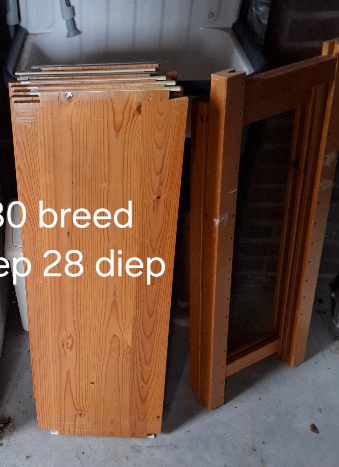 Diverse Lundia kast onderdelen: planken, staanders, lades, Ophalen of Verzenden, Gebruikt