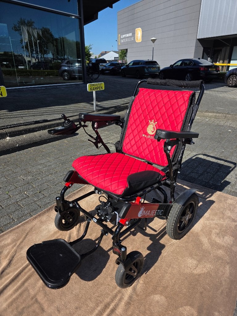 Comfy Go Majestic IQ-9000 lichtgewicht elektrische rolstoel, Ophalen, Inklapbaar, Zo goed als nieuw, Elektrische rolstoel