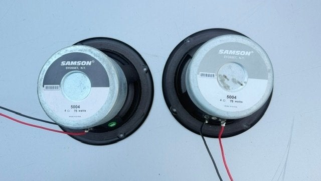 samson woofer  5 inch 75 Watt 4 ohm, Ophalen of Verzenden, Gebruikt
