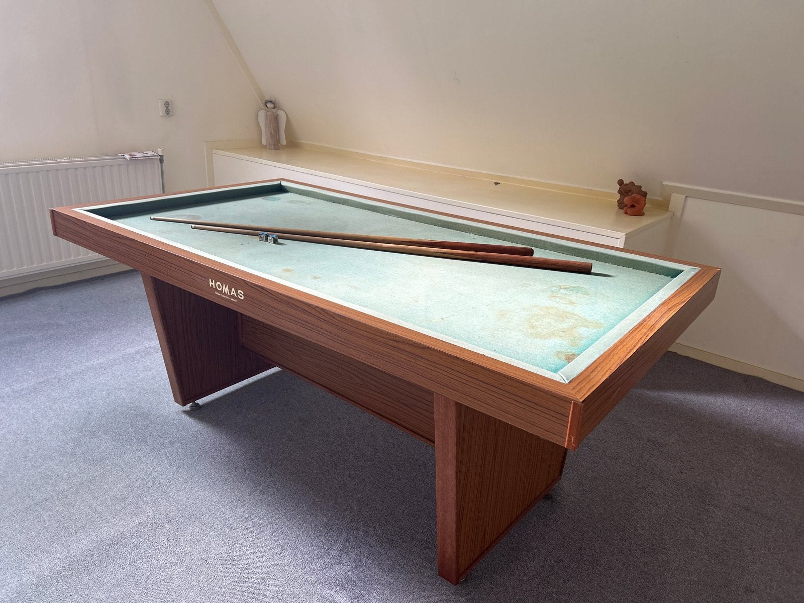 GRATIS Homas Biljarttafel - Gebruikt, Ophalen, Gebruikt, Biljarttafel