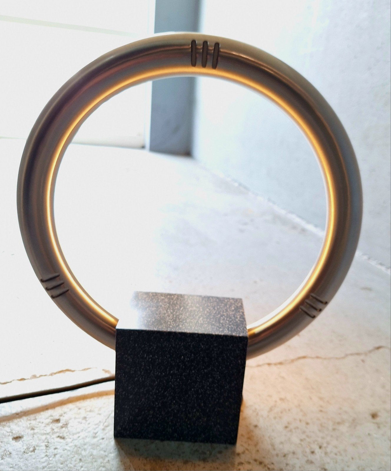 ronde draagbare lamp, Huis en Inrichting, Lampen | Tafellampen, Ophalen