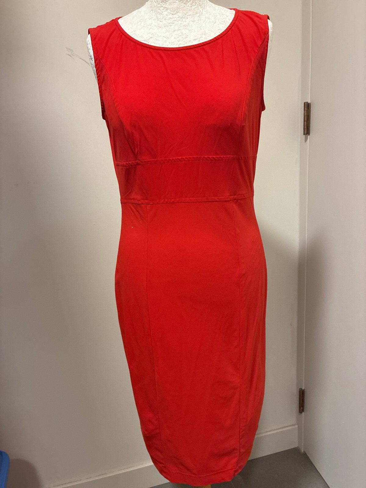 LaDress xxs zgan jurk rood mouwloos rits achter, Kleding | Dames, Ophalen of Verzenden, Zo goed als nieuw, Maat 34 (XS) of kleiner