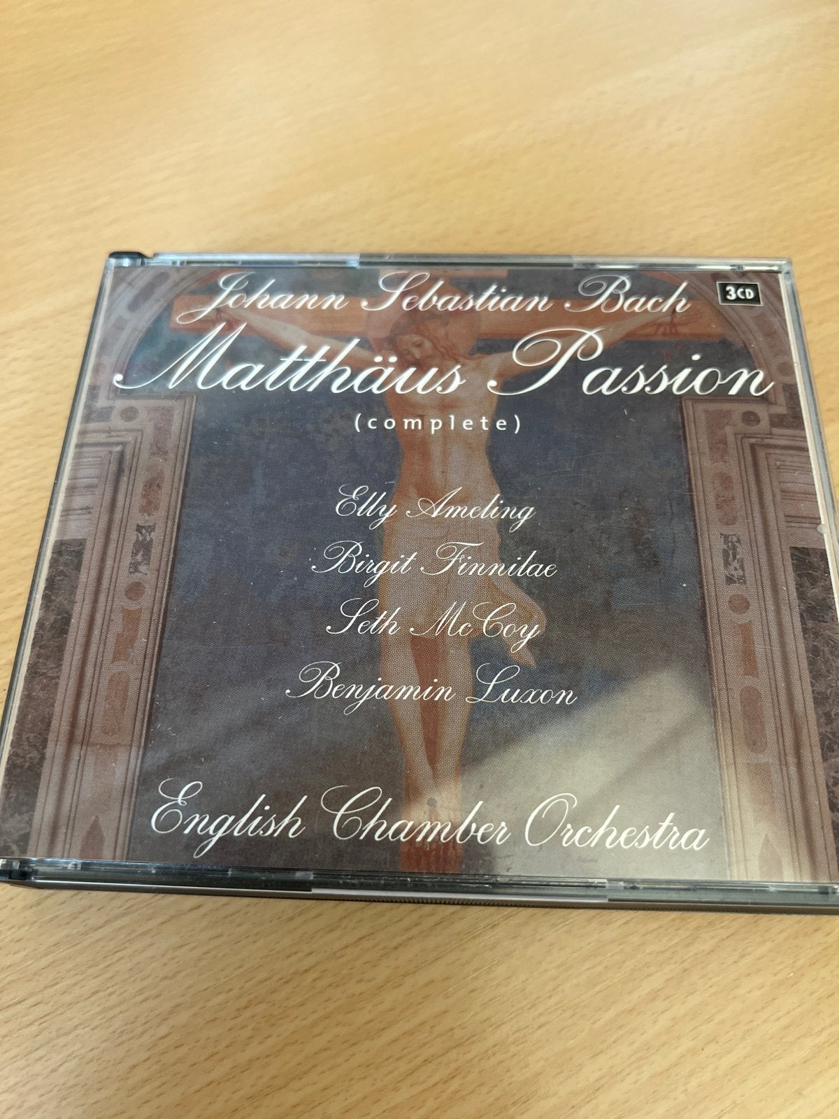 Johann Sebastian Bach - Matthäus Passion (complete) 3CD, Gebruikt, Ophalen of Verzenden, Oratorium, Inclusief doosje