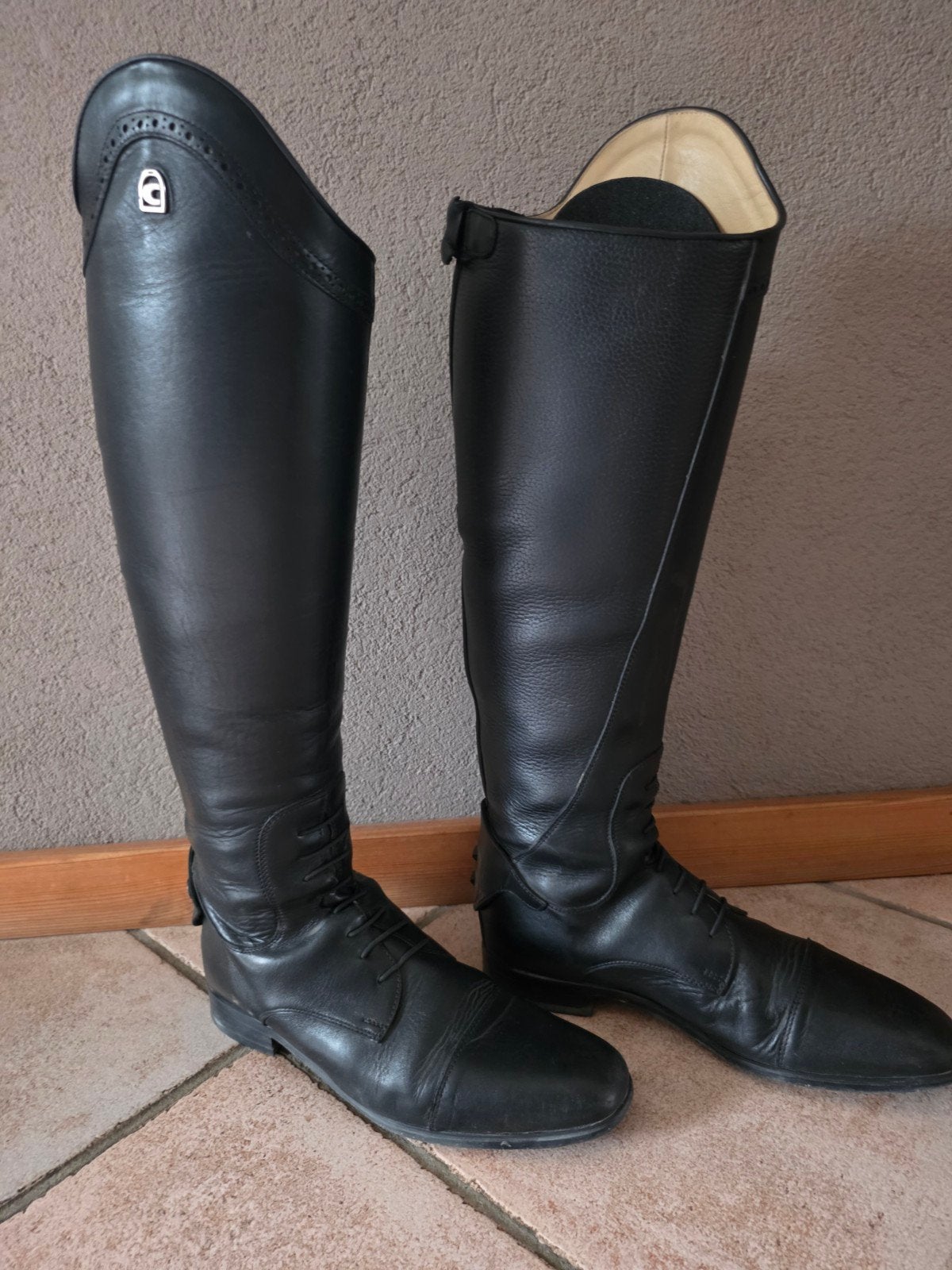 Cavallo Leren rijlaarzen maat 43,5, Dieren en Toebehoren, Ophalen of Verzenden, Zo goed als nieuw, Dressuur