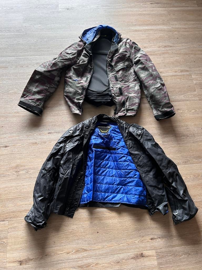 Macna heten motorjas met binnenjas mt XL (54), Motoren, Kleding | Motorkleding, Ophalen, Tweedehands, Heren, Jas | textiel