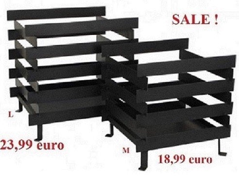 Vuurkorf Dado in 2 maten, Verzenden, Gebruikt