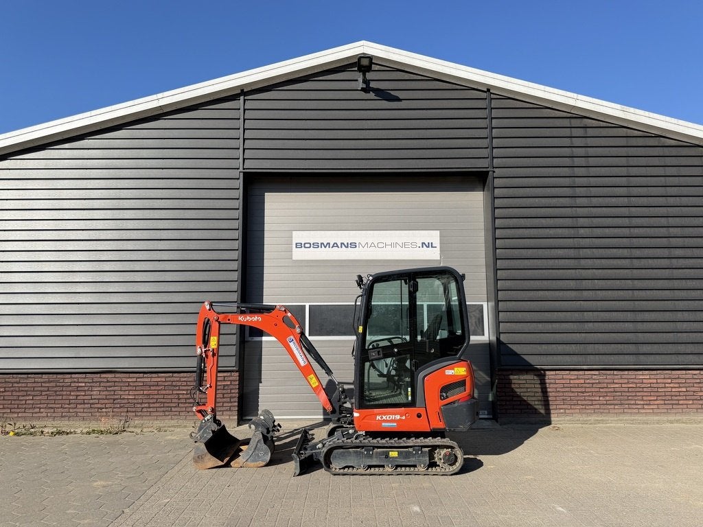 Kubota KX019 minigraver BJ 2024 255 uur, Zakelijke goederen, Machines en Bouw | Kranen en Graafmachines, Graafmachine