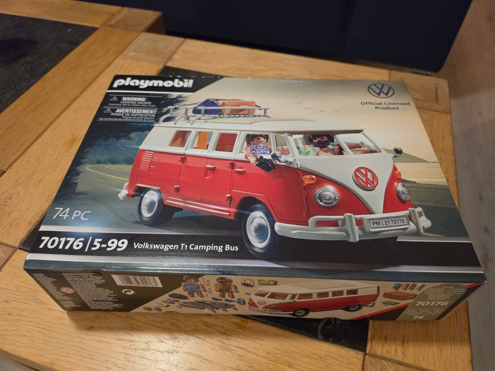 playmobil.t1 camping bus 70176 nieuw, Ophalen of Verzenden, Nieuw