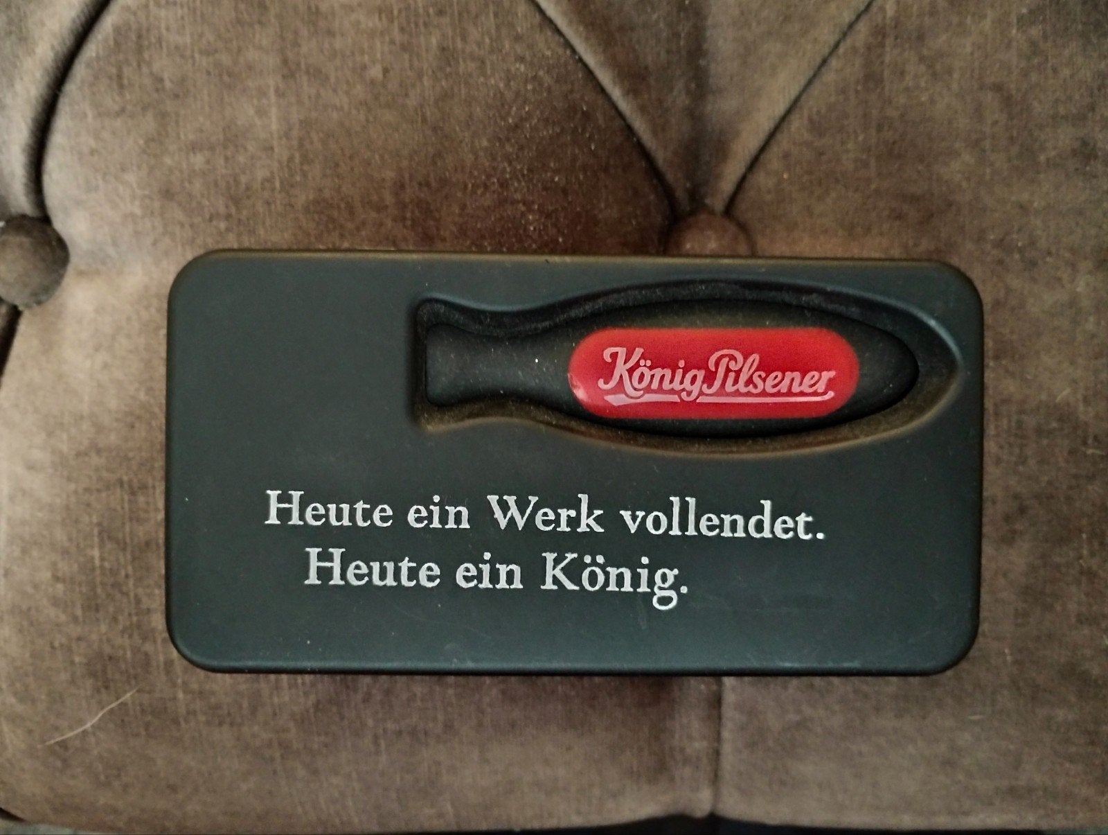 König Pilsener Schroevendraaierset met Flesopener, Verzamelen, Biermerken, Ophalen of Verzenden, Zo goed als nieuw