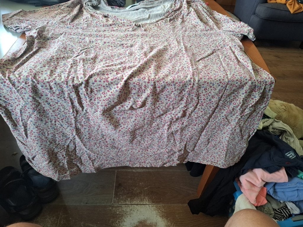 t-shirt maat 58/60, Ulla Popken, Roze, Gedragen, Shirt of Top