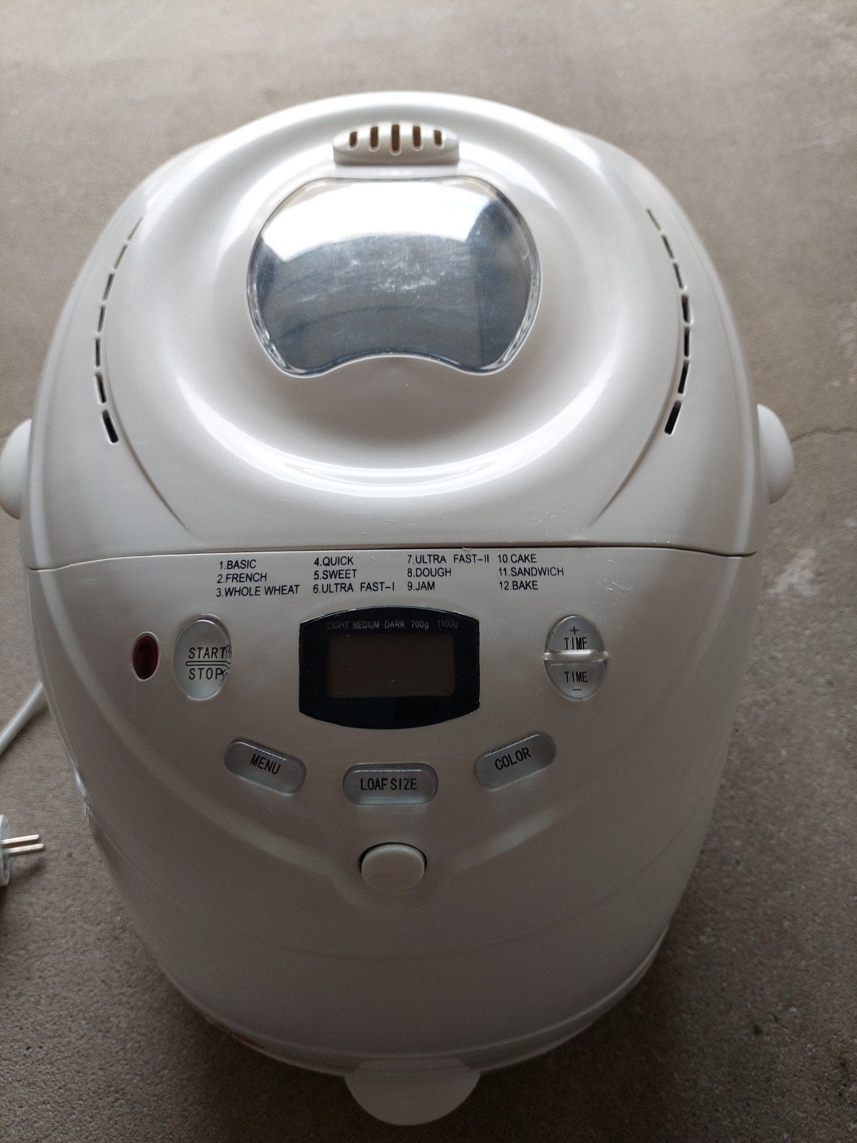 Primo Broodbakmachine BM1-NF - Zo goed als nieuw, Witgoed en Apparatuur, Broodbakmachines, Met timer, Kijkvenster, 800 tot 1200 gram deeg