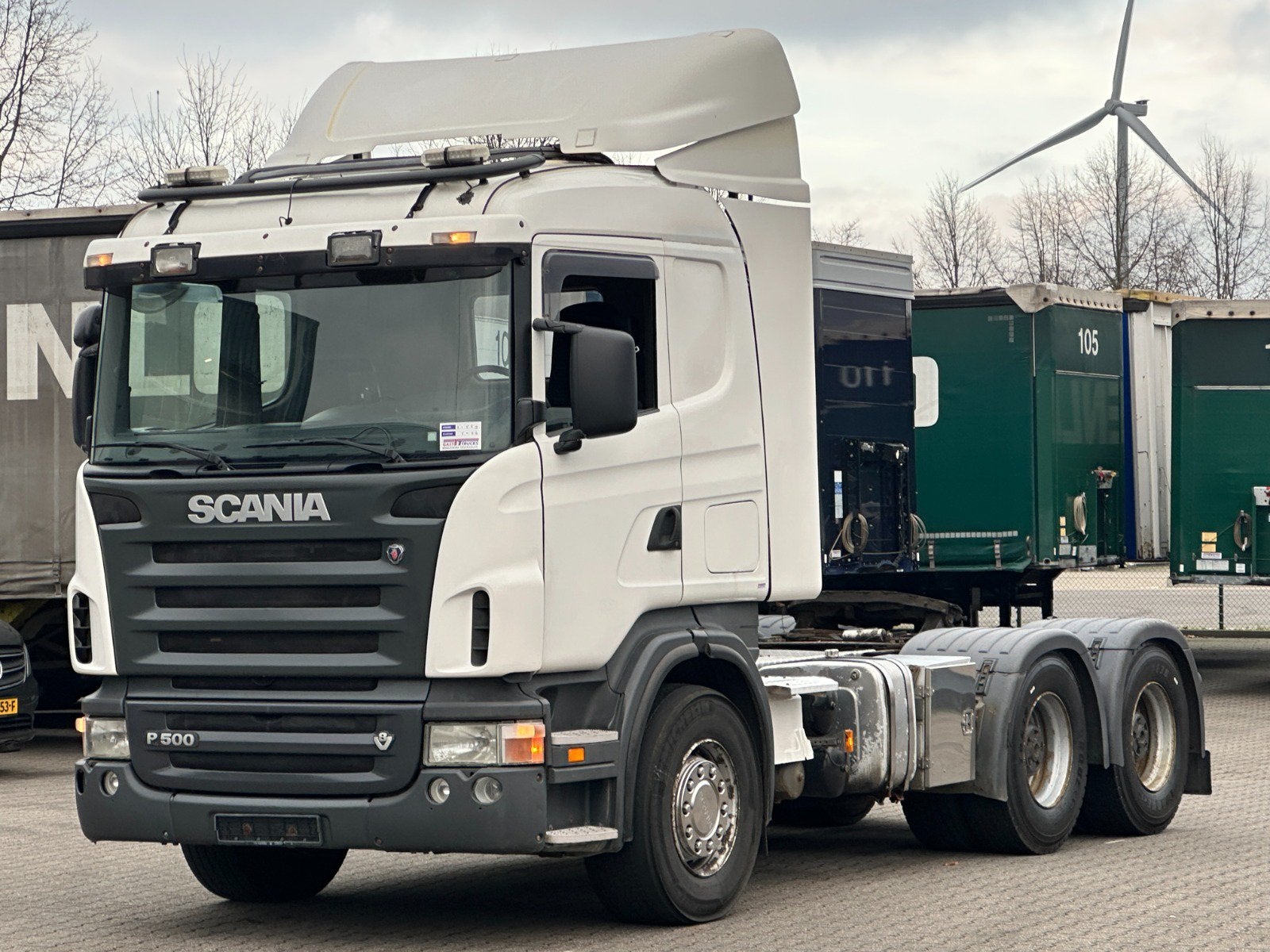 SCANIA R500 V8  diesel 6 × 4 !!!!!, Auto's, Automaat, Stof, Zwart, Scania