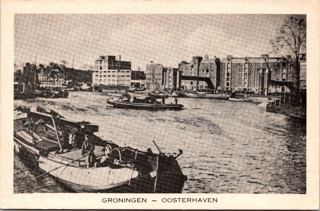 Groningen - 12 oude ansichtkaarten I, Verzenden, 1940 tot 1960, Gelopen, Groningen