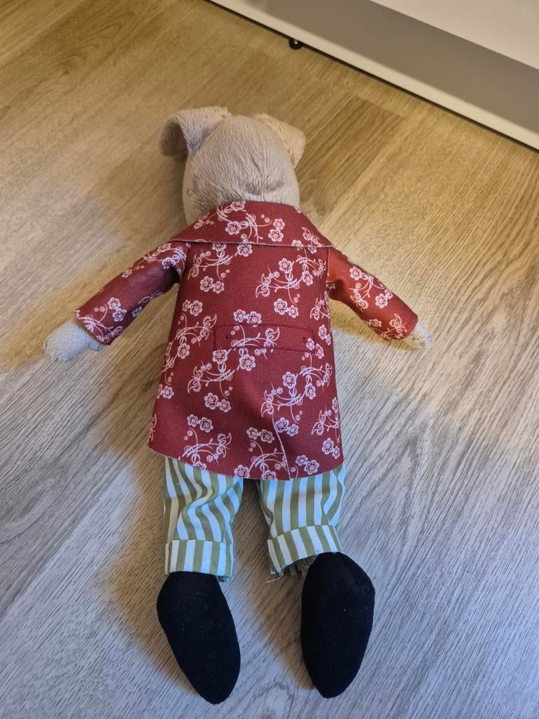 IKEA haas / konijn knuffel piphare met bril en kleren, Ophalen of Verzenden, Konijn