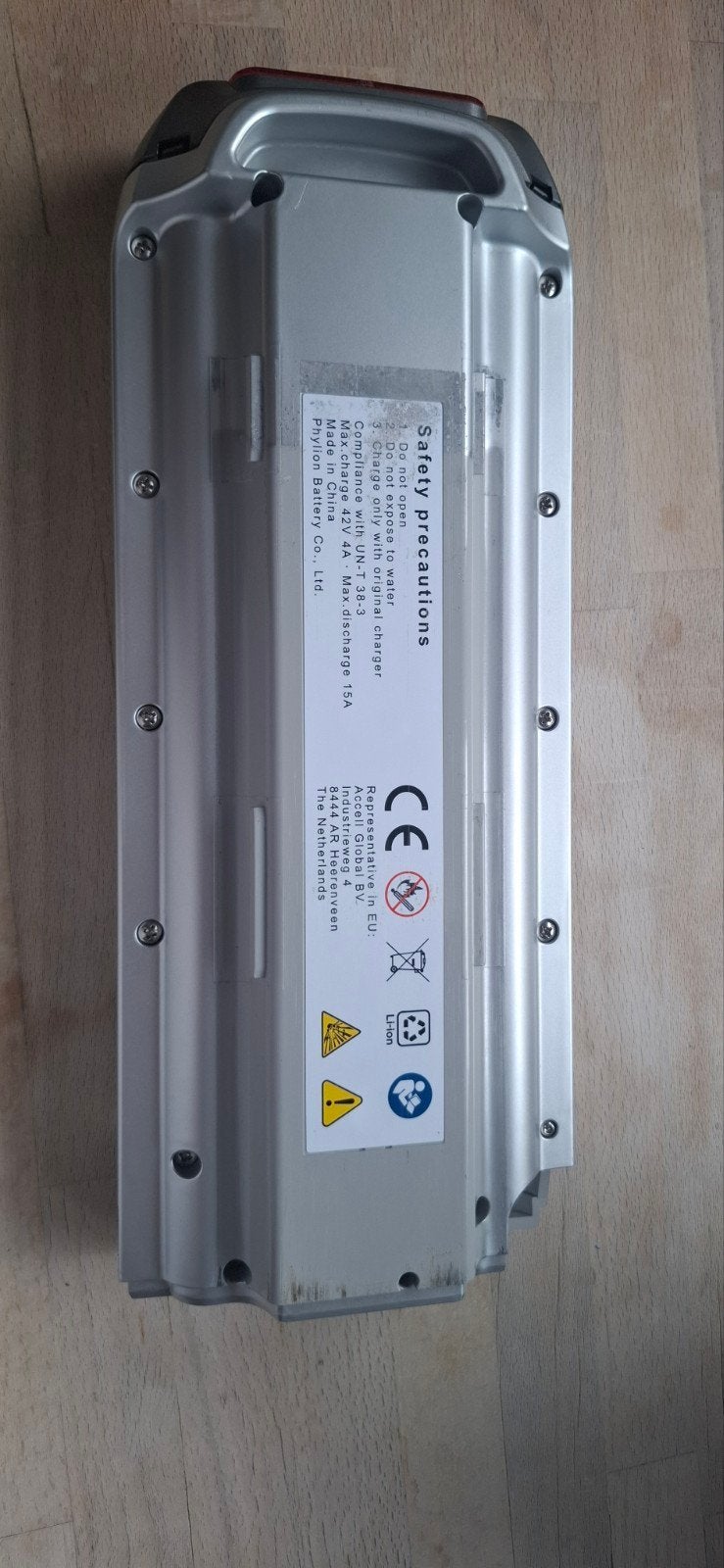 Phylion E-bike Accu met Oplader - 1 jaar oud, Ophalen of Verzenden, Phylion, ., ..